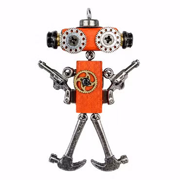 Steampunk Robot  - Sheriff Skruv