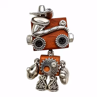 Steampunk Robot  - Steampunk Cowboy