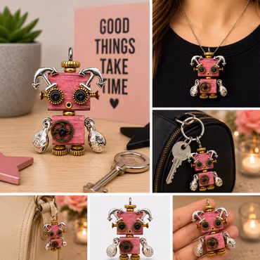 Steampunk Robot  - Anchor Belle