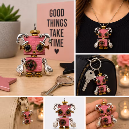 Steampunk Robot  - Anchor Belle