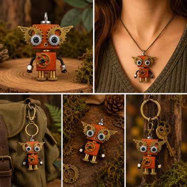 Steampunk Minibot - Koppar Klara