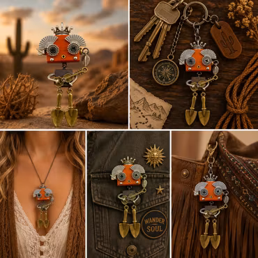 Steampunk Minibot - Velvet Nomad