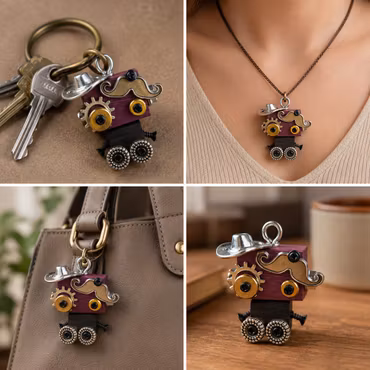 Steampunk Minibot - Skeppar-Signe