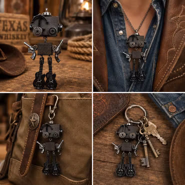 Steampunk Minibot - Pistol-Pelle