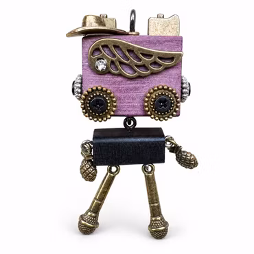 Steampunk Minibot - Fröken Fjädervinge