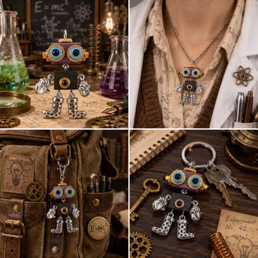Steampunk Minibot - Blixt-Bosse