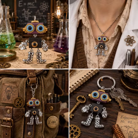 Steampunk Minibot - Blixt-Bosse