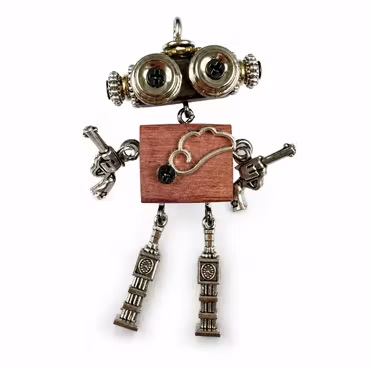 Steampunk Minibot - Sir Mässing