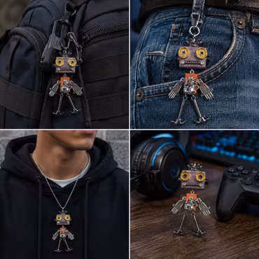 Steampunk Minibot - Fjäder-Felix