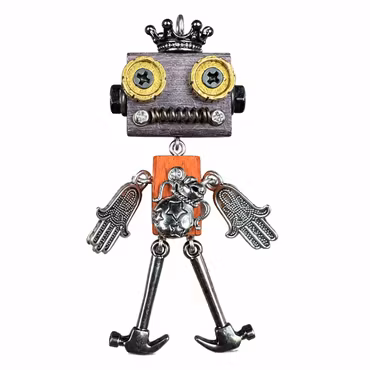Steampunk Minibot - Fjäder-Felix