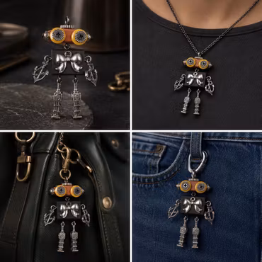 Steampunk Minibot - Bowtie Beep