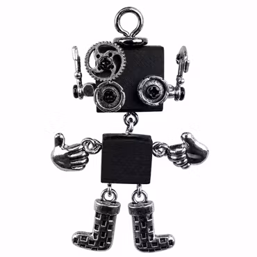 Steampunk Minibot - Jet Black Jack