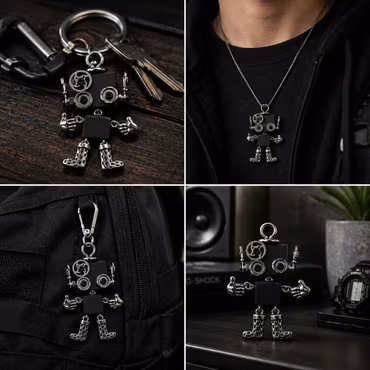 Steampunk Minibot - Jet Black Jack