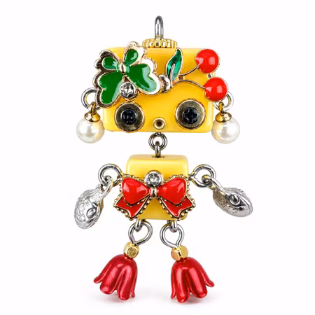 Steampunk Minibot - Cherry Charm