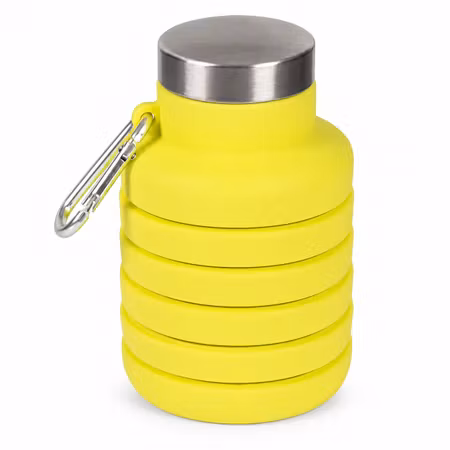 Silikonflaska Vavo 200–500 ml – vikbar BPA-fri vattenflaska