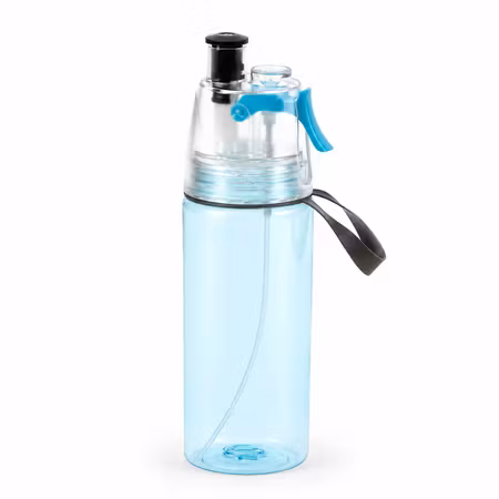 BRIV Sportflaska Clear 550 Blå – BPA-fri flaska med sprayfunktion