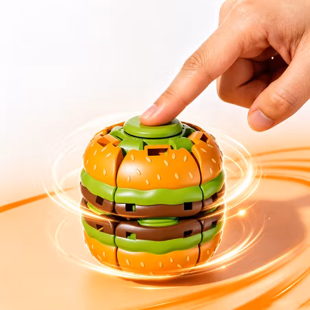 Fidget Spinnerboll Hamburgare