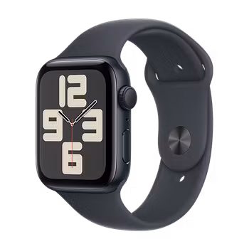 Watch Apple Watch SE (2024) GPS 44mm Midnight Aluminium Case with Sport Band M/L - Midnight