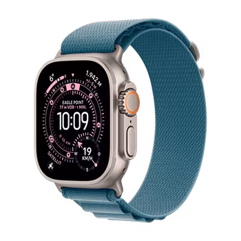 Watch Apple Watch Ultra 3 (2025) LTE 49mm Titanium Case with Alpine Loop Medium - Blue