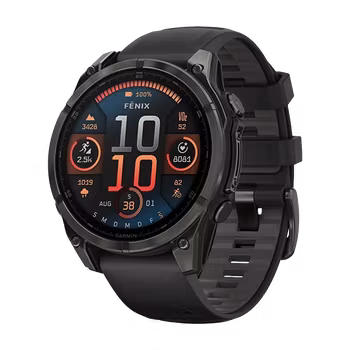 Watch Garmin Fenix 8 GPS 47mm Silicon Black Band - Black