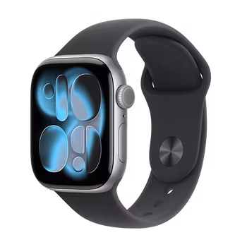 Watch Apple Watch S11 (2025) GPS 42mm Space Grey Aluminium Case with Sport Band M/L - Black