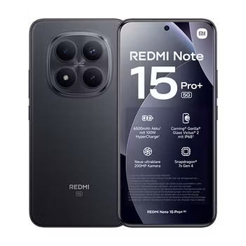 Xiaomi Redmi Note 15 Pro+ 5G Dual Sim 8GB RAM 256GB - Black