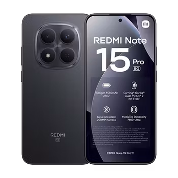 Xiaomi Redmi Note 15 Pro 5G Dual Sim 8GB RAM 512GB - Black