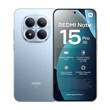 Xiaomi Redmi Note 15 Pro 5G Dual Sim 8GB RAM 512GB - Glacier Blue