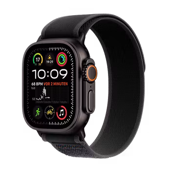 Watch Apple Watch Ultra 2 (2024) LTE 49mm Black Titanium Case with Trail Loop S/M - Black