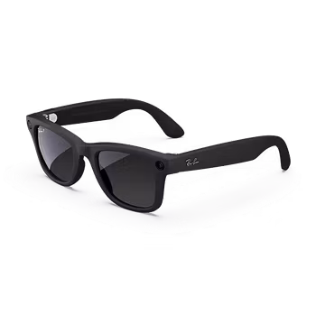 Ray-Ban Meta Wayfarer Gen1 Glasses with AI - Matte Black/Polarized Gardient Graphite