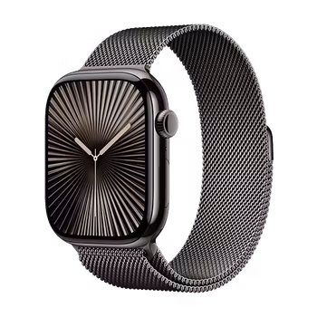 Watch Apple Watch Series 10 GPS + Cellular 42mm Slate Titanium Case with Sport Loop - Slate Milanese