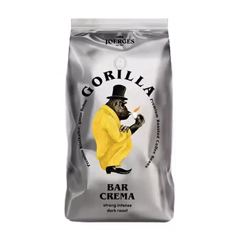 Gorilla Espresso Bar Crema 1kg Coffee Beans Silver