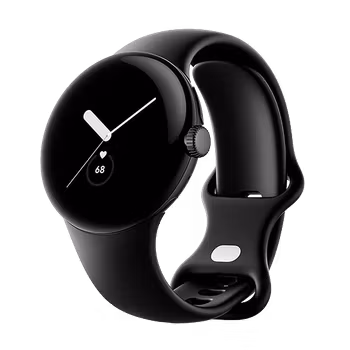 Watch Google Pixel Watch LTE 41mm Matte Black Case with Sport Band - Obsidian