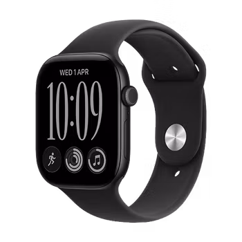 Watch Apple Watch Series 12 (2026) GPS 42mm Black Aluminium Case with Black Sport Band S/M - Black
