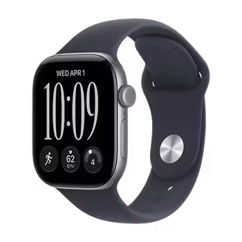 Watch Apple Watch Series 12 (2026) GPS 42mm Space Grey Aluminium Case with Navy Blue Sport Band S/M - Space Gray