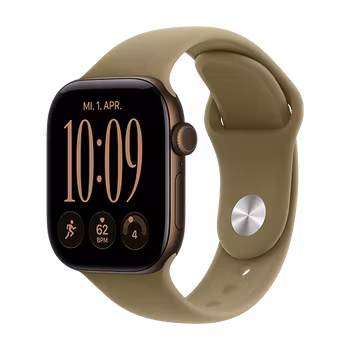 Watch Apple Watch Series 12 (2026) GPS 42mm Dark Bronze Aluminium Case with Olive Sport Band S/M - Dark Bronze