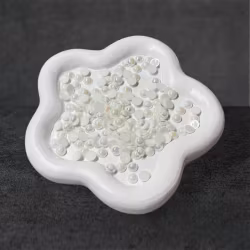 Strassdekor 5mm vit