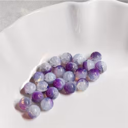 Glaspärlor 10mm Lila/blå 20st
