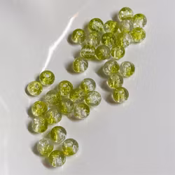 Glaspärlor 6mm Grön 30st