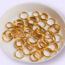 Dubbla bindringar 6-10mm mix GULD 10g