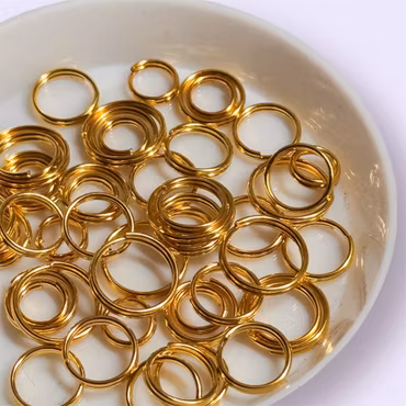 Dubbla bindringar 6-10mm mix GULD 10g