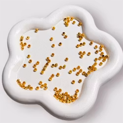Klämpärlor GULD ca 100st