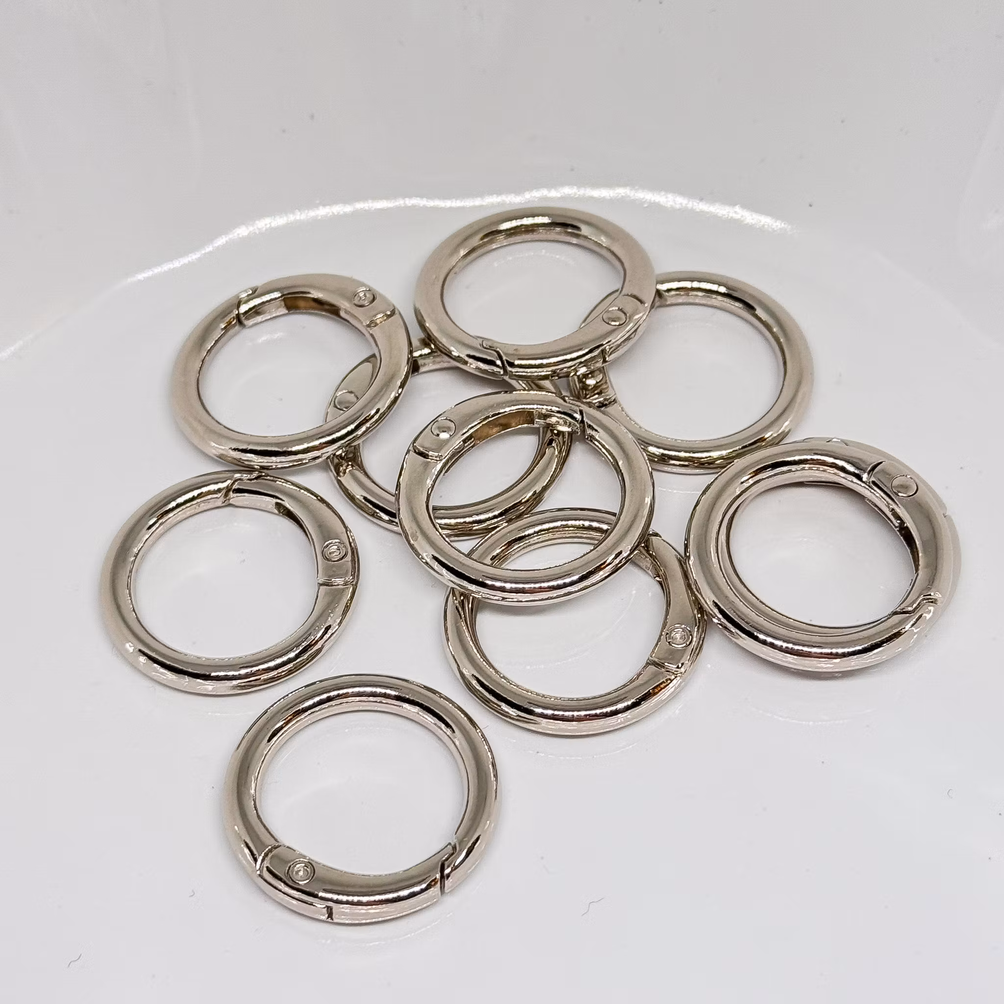 Karbinlås 2,5cm Silver 1st