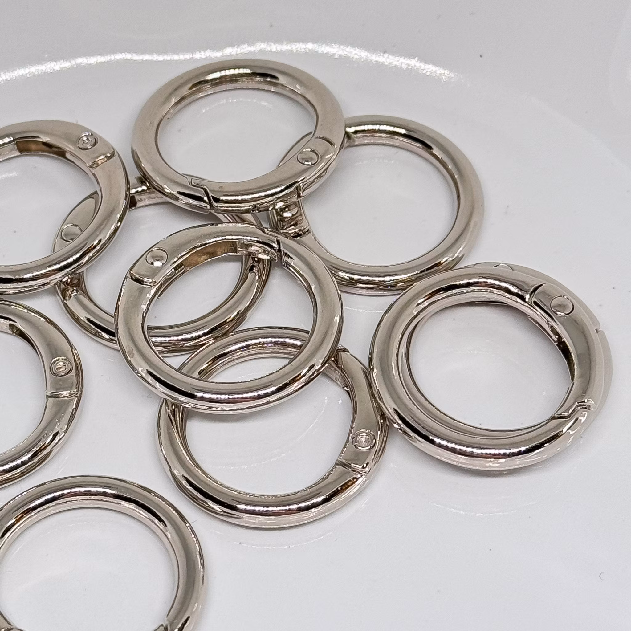 Karbinlås 2,5cm Silver 1st