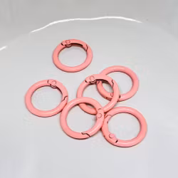 Karbinlås 2,5cm Rosa 1st