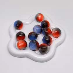 Cateye Multicolors 16mm Blå/röd/svart 1st