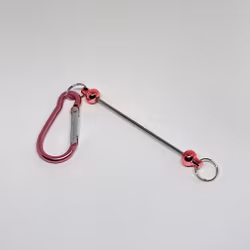 Pärlbar nyckelring Rosa 1st