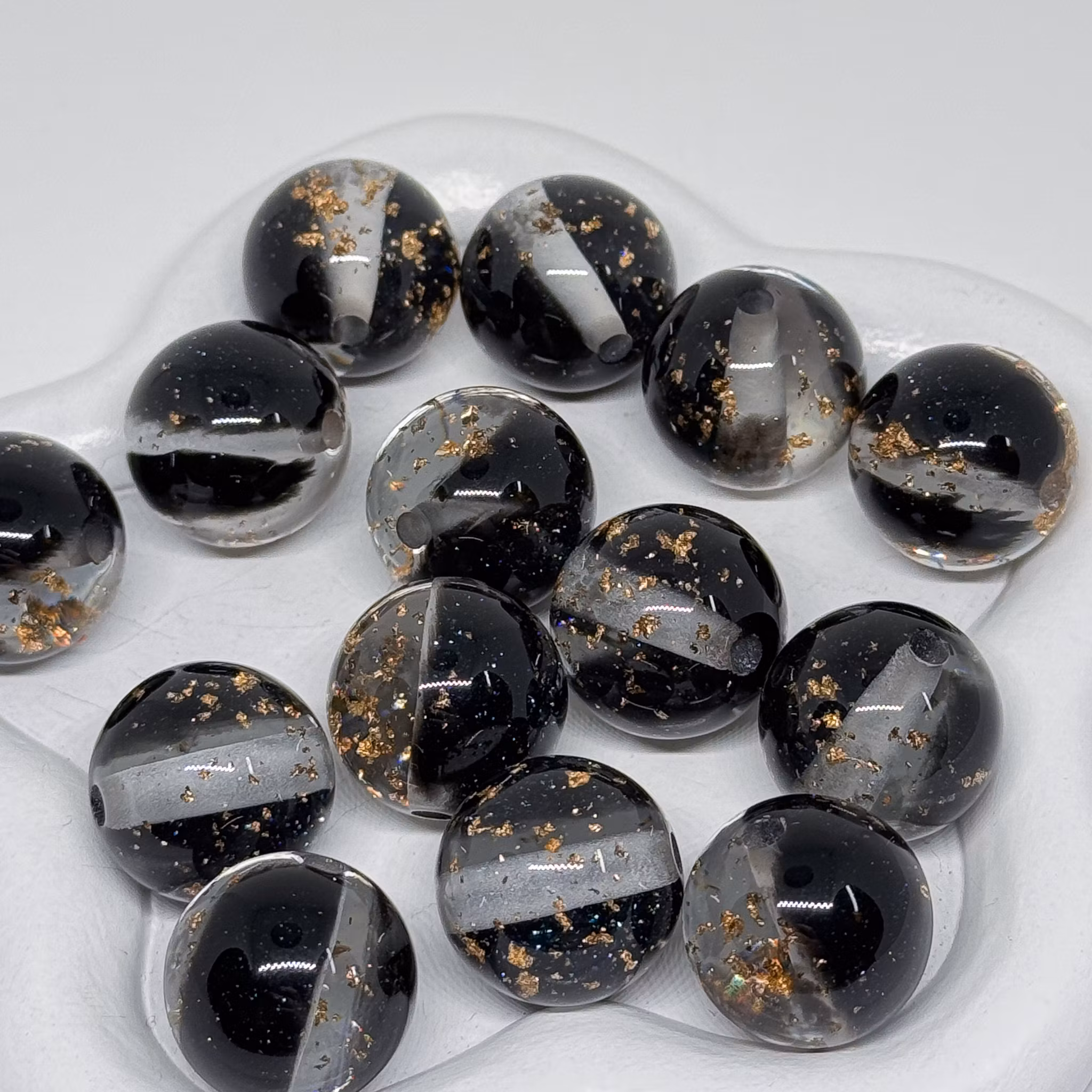 Glitter/gold flakes 16mm - Välj färg 1st