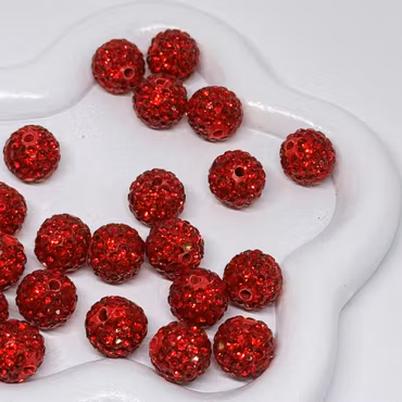 Strasstoppers 10mm Röd 1st