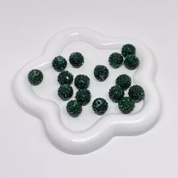 Strasstoppers 10mm Mörkgrön 1st